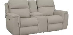 Havertys Aaron Loveseat with Console Discount