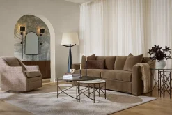 Havertys Adelaide Accent Swivel Chair Outlet