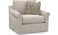 Havertys Alaina Swivel Chair New