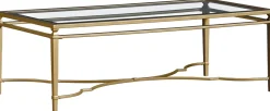 Havertys Amani Coffee Table Gold Online