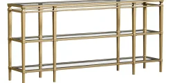 Havertys Amani Sofa Table Gold Discount