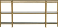 Havertys Amani Sofa Table Gold Discount