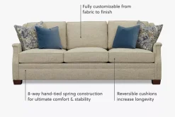 Havertys Amelia Sofa Brennan Fawn Discount