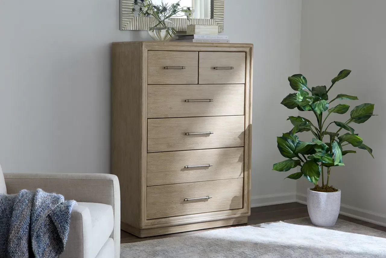 Havertys Anders Chest Sandstone New