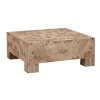 Havertys Anissa Burl Wood Coffee Table