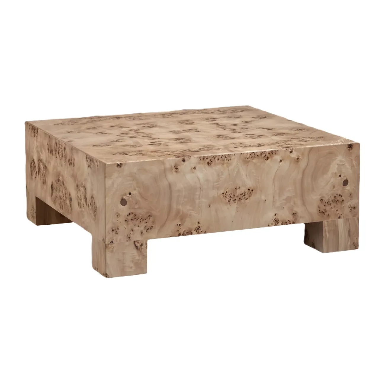 Havertys Anissa Burl Wood Coffee Table