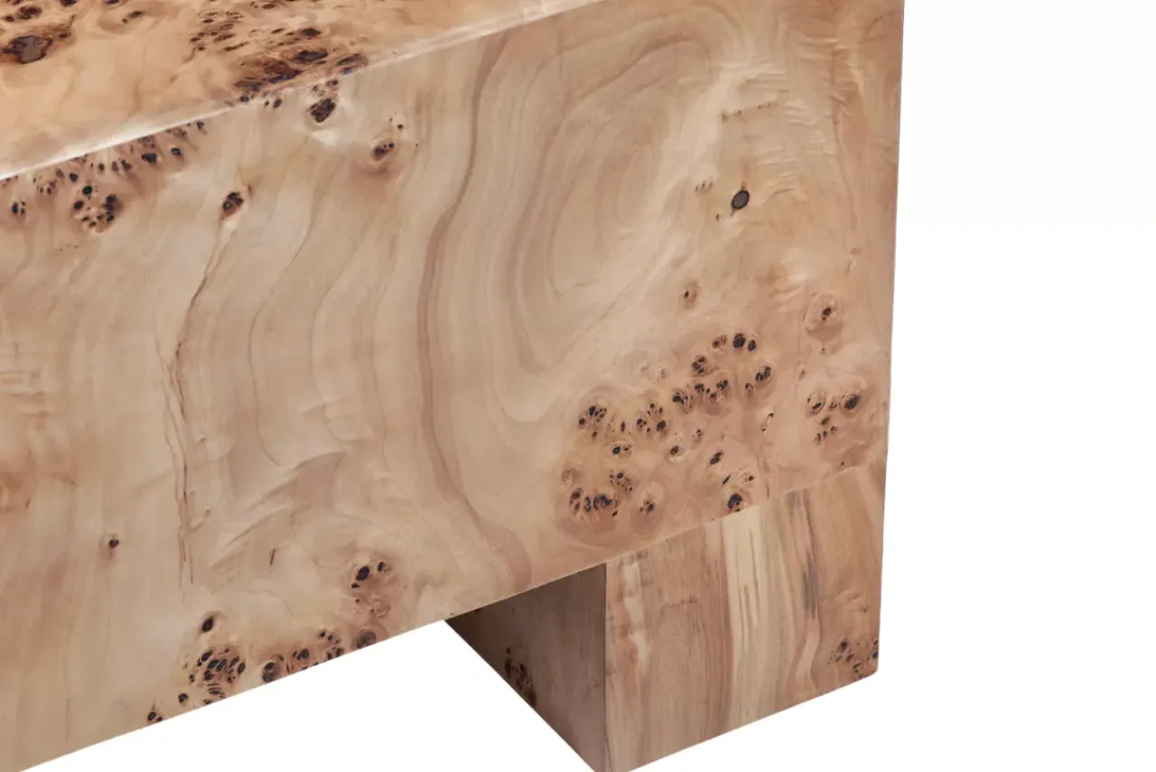 Havertys Anissa Burl Wood Coffee Table