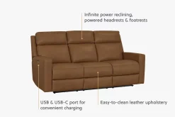Havertys Apollo Power Sofa Best