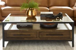 Havertys Archer Drawer Coffee Table Macchiato Clearance