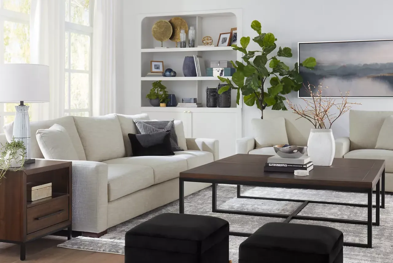 Havertys Archer Rectangular Coffee Table Best