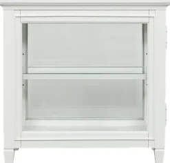 Havertys Arlington Chairside Table White Discount