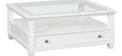 Havertys Arlington Coffee Table White