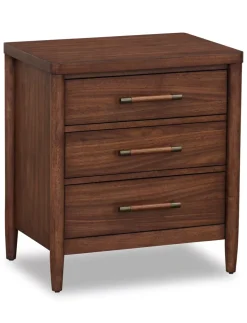 Havertys Ashford Park Drawer Nightstand Classic Walnut