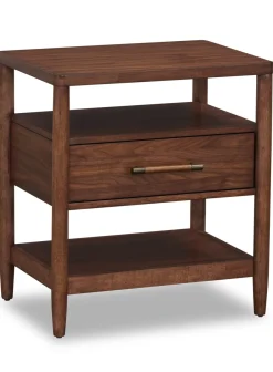 Havertys Ashford Park Nightstand Classic Walnut Outlet