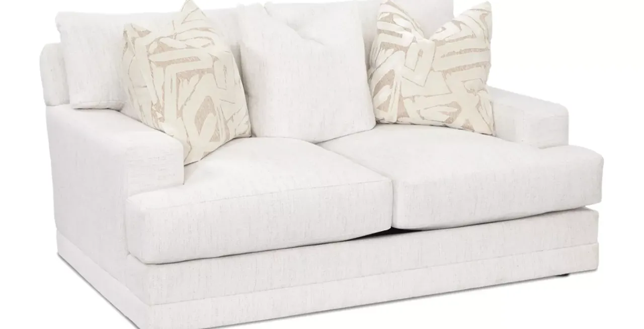 Havertys Audrey Loveseat Zuri Natural Hot