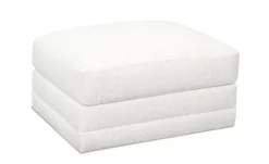 Havertys Audrey Ottoman Zuri Natural