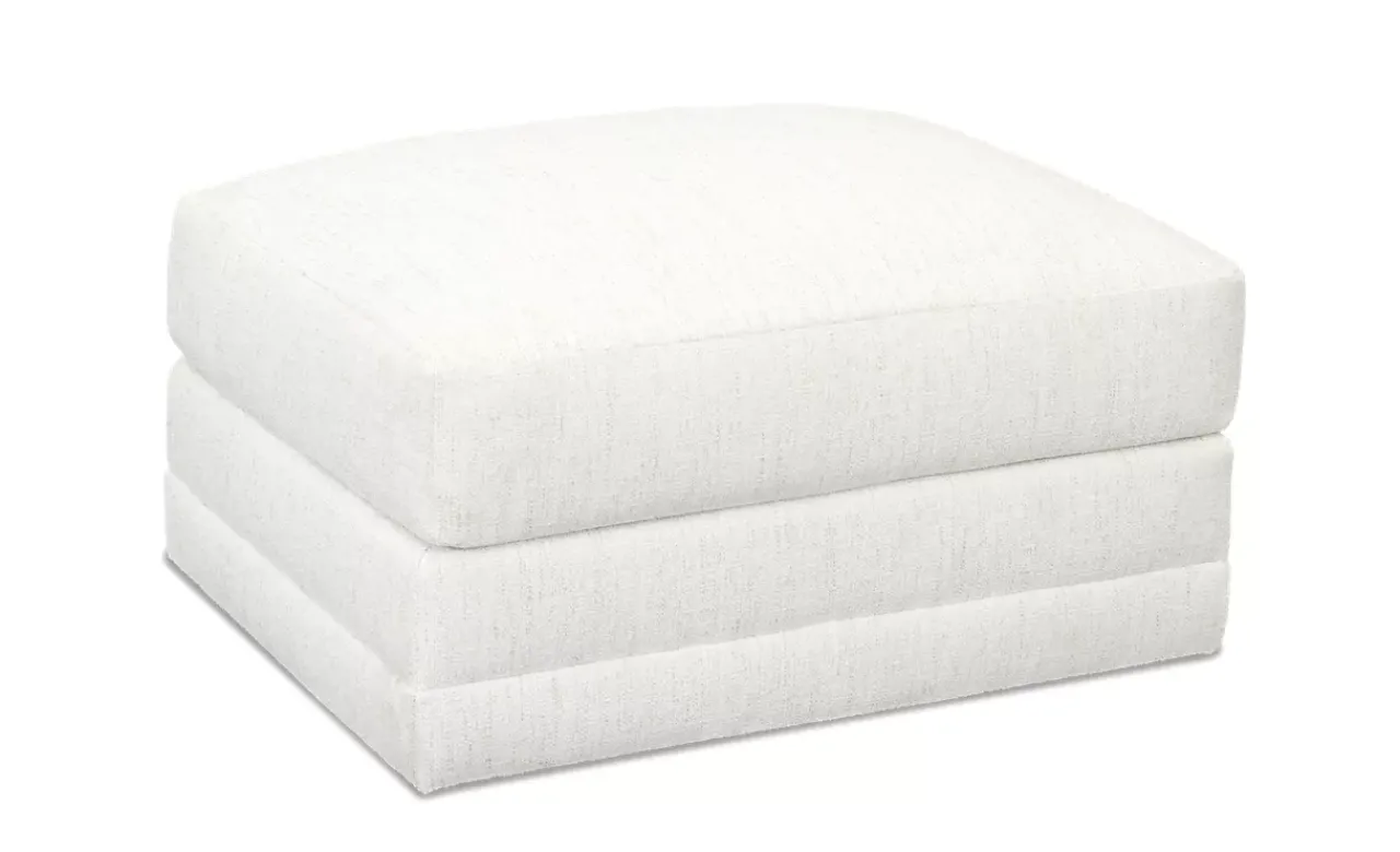 Havertys Audrey Ottoman Zuri Natural