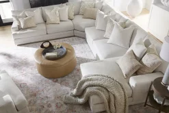 Havertys Audrey Storage Ottoman Brighton Dune Clearance