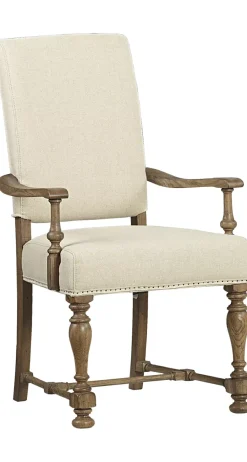 Havertys Avondale II Dining Armchair Vintage Oak Sale