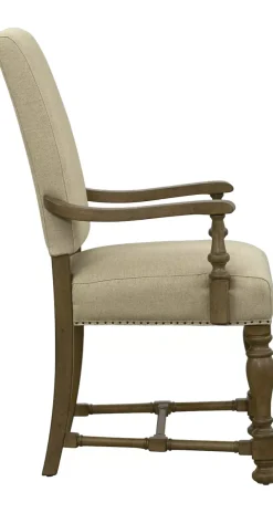 Havertys Avondale II Dining Armchair Vintage Oak Sale