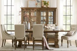 Havertys Avondale II Dining Chair Vintage Oak Hot