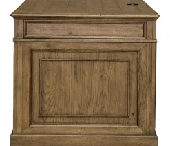 Havertys Avondale II Executive Desk Vintage Oak Discount
