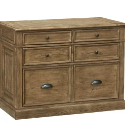 Havertys Avondale II File Cabinet Vintage Oak Outlet
