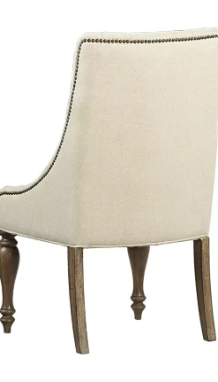 Havertys Avondale II Tufted Dining Chair Vintage Oak Sale