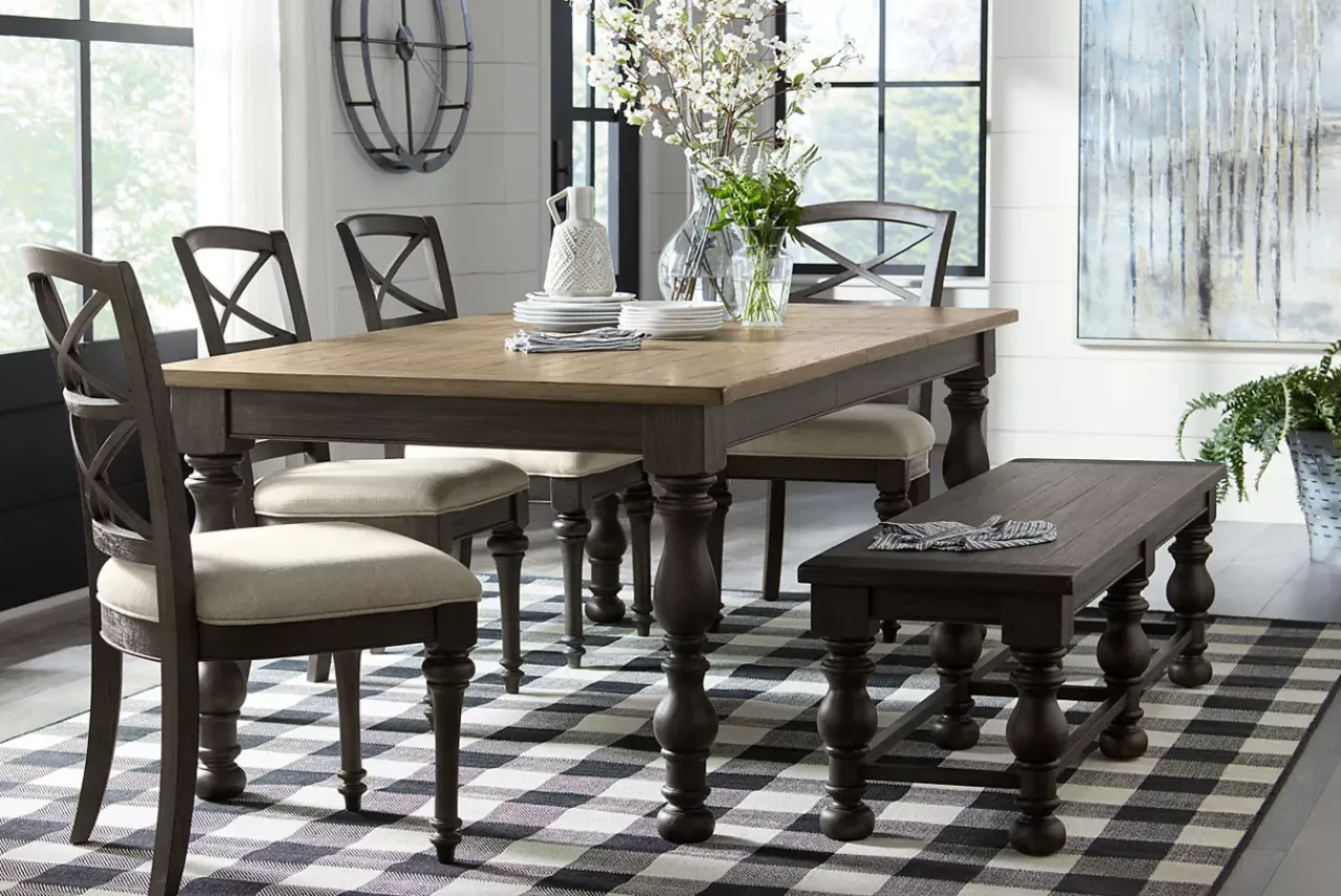 Havertys Barrington Bench Outlet