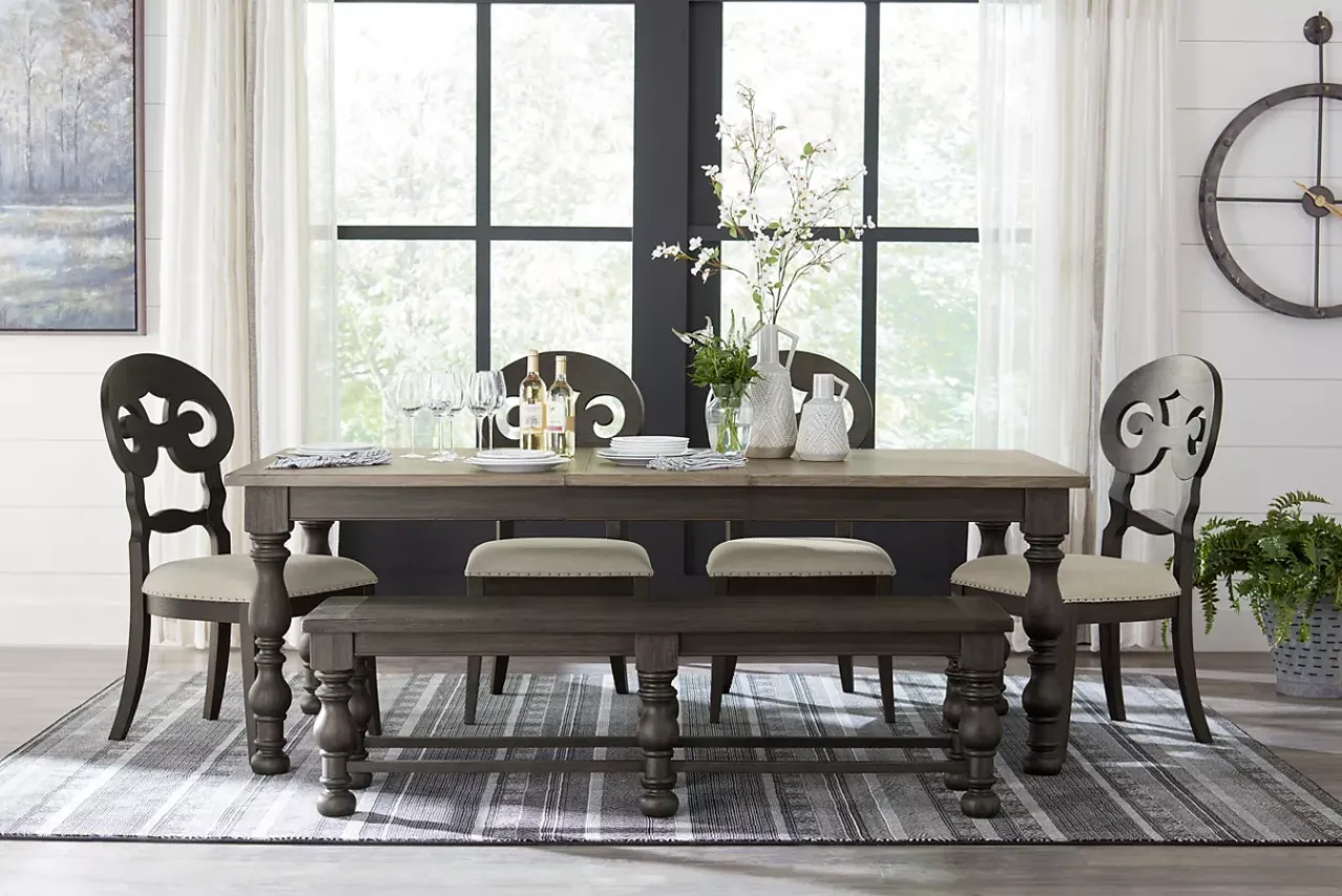 Havertys Barrington Bench Outlet