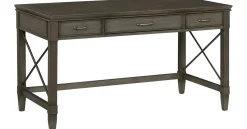 Havertys Baylor Writing Desk Grey Washed Best