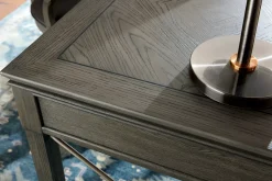 Havertys Baylor Writing Desk Grey Washed Best