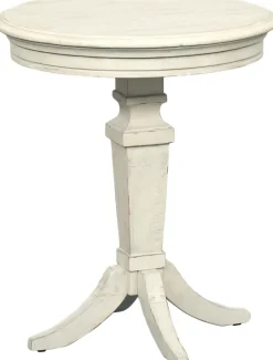 Havertys Beckley Chairside Table Alabaster Online