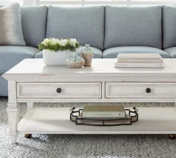 Havertys Beckley Coffee Table Alabaster Online
