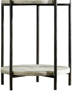 Havertys Bellamy Accent Table White Best