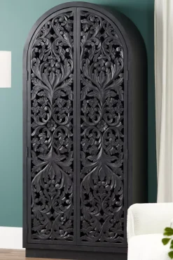 Havertys Bloom Accent Cabinet Black Best