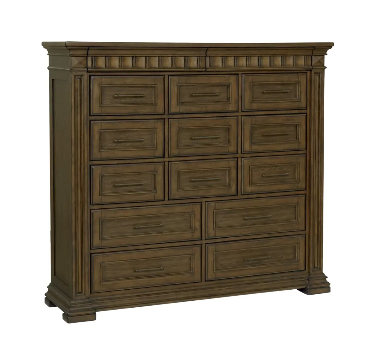 Havertys Breckenridge Master Chest Dark Brown New