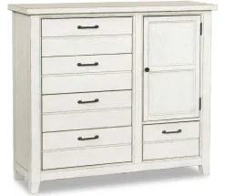 Havertys Briar Lake Door Chest Antique White Online