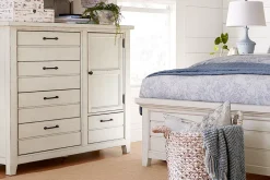 Havertys Briar Lake Door Chest Antique White Online