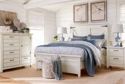 Havertys Briar Lake Nightstand Antique White Best