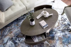 Havertys Brixton Coffee Table Moroccan Clay Clearance