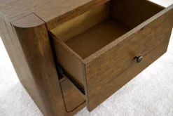 Havertys Callahan Drawer Nightstand Whiskey Oak Clearance