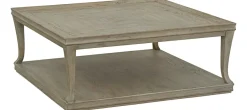 Havertys Candler Park Coffee Table Burnished Grey
