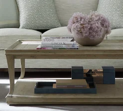 Havertys Candler Park Coffee Table Burnished Grey