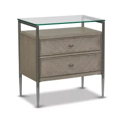 Havertys Carlton Park Nightstand Fossil Sale