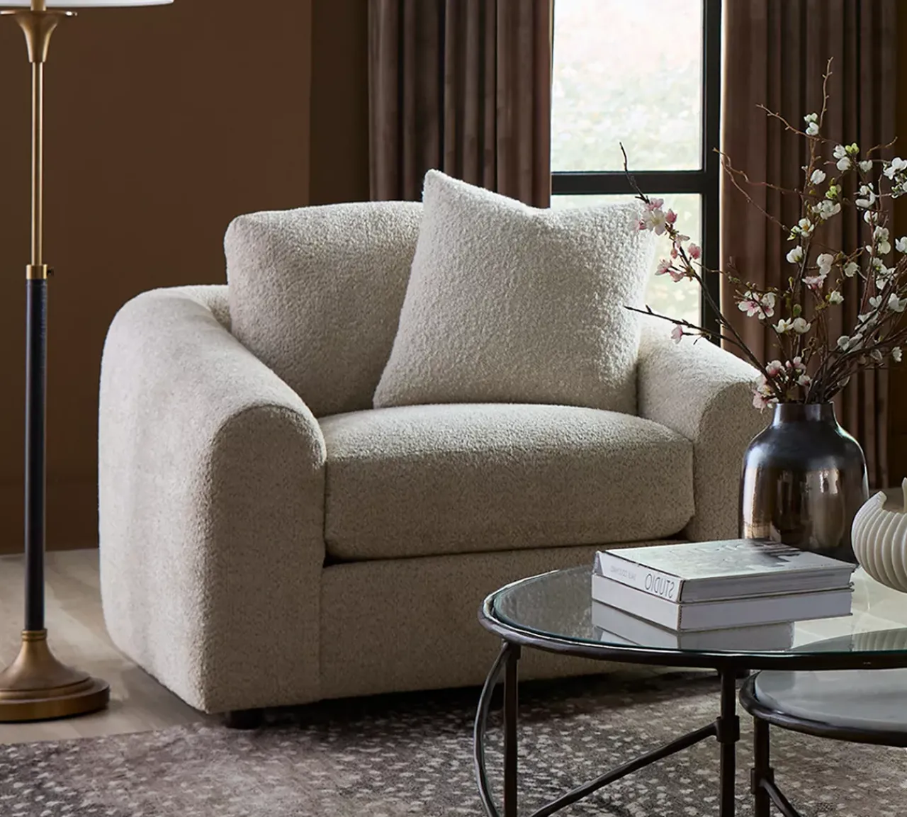 Havertys Carson Chair Bennett Doe Outlet