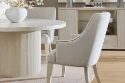 Havertys Cascade Host Chair Champagne Clearance