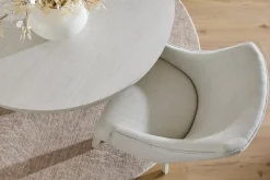 Havertys Cascade Host Chair Champagne Clearance