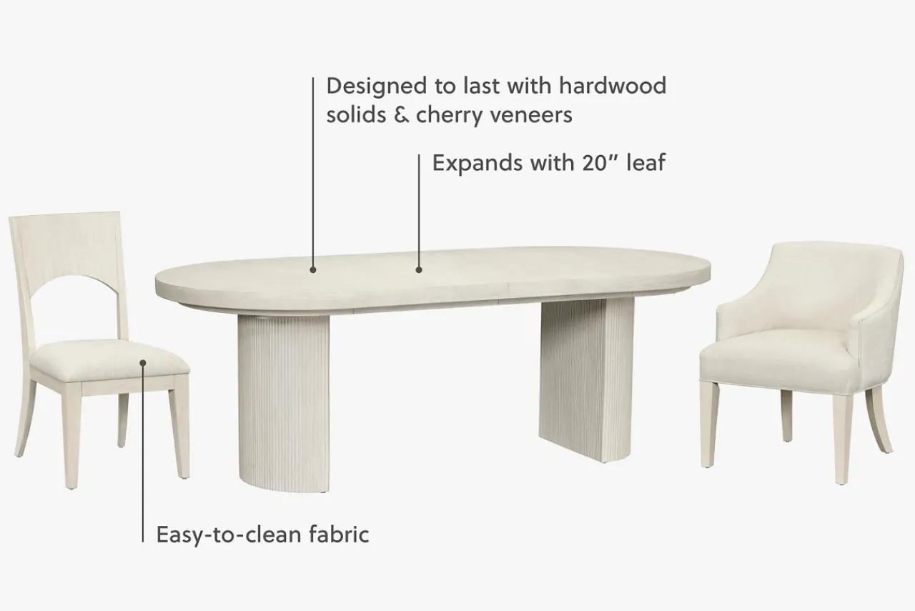 Havertys Cascade Oval Dining Table Sale