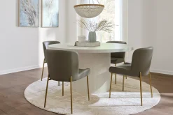 Havertys Cascade Round Dining Table New